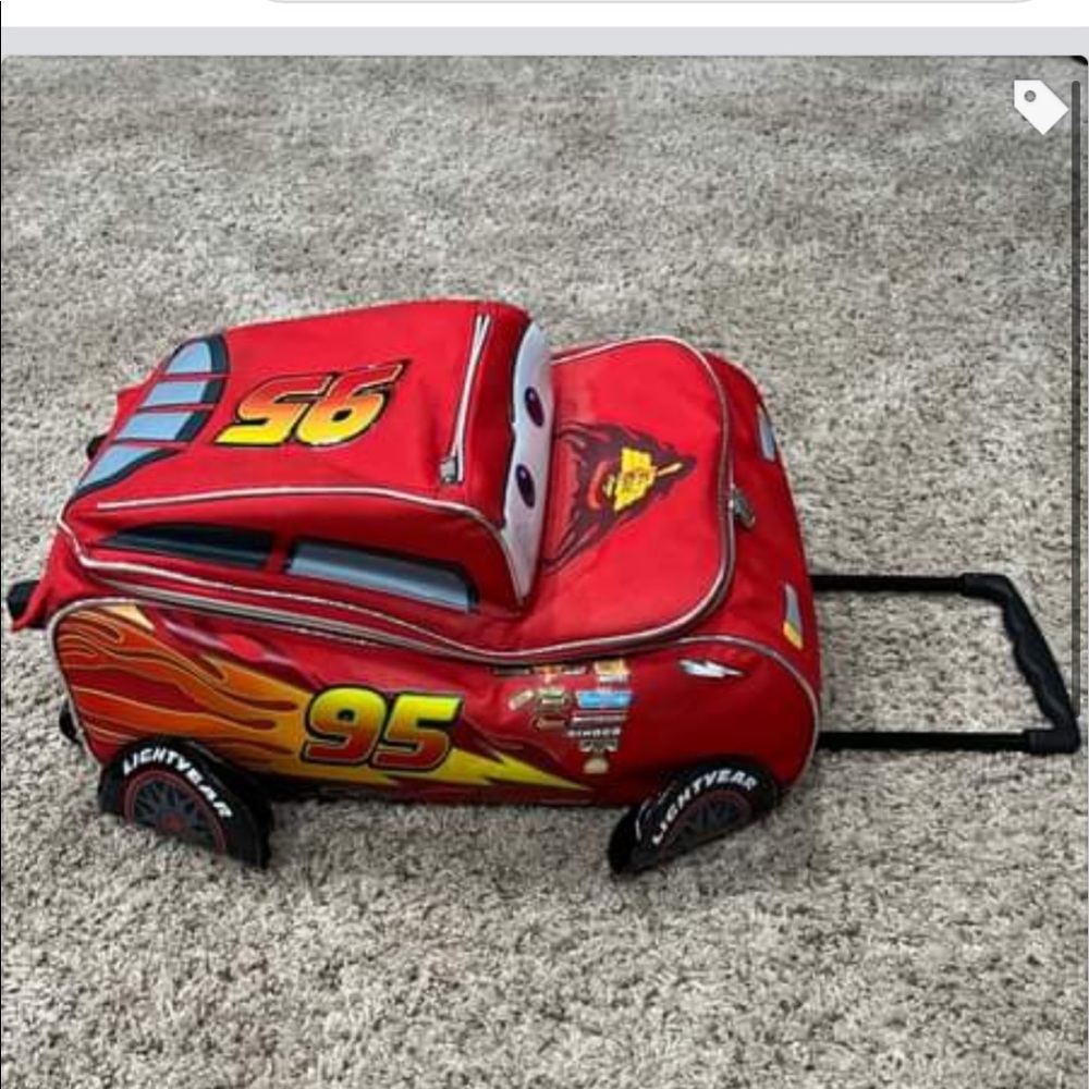 Lightening McQueen suitcase